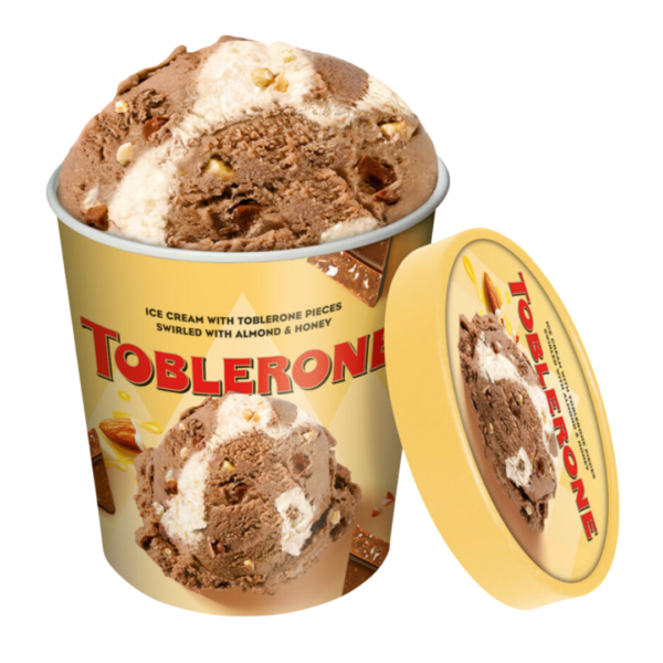 גלידת טובלרון עגולה