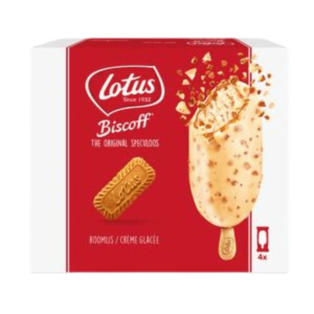מארז גלידת לוטוס סטיק לבן