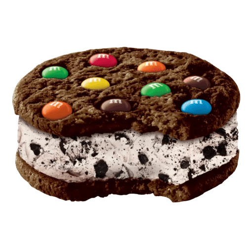 גלידת M&M's סנדוויץ' קרם עוגיות