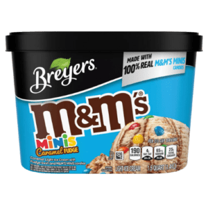 גלידת M&M's קרמל פאדג'