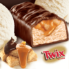 גלידת טוויקס בר שוקולד קרמל