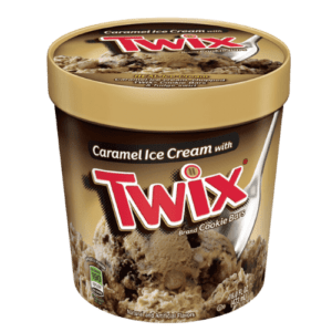 גלידת טוויקס שוקולד קרמל