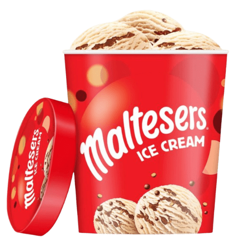 גלידת מלטיזרס שוקולד וניל