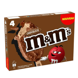 מארז גלידת M&M's שוקולד