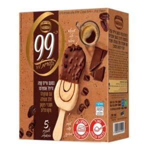 גלידת אייס קפה וריפל אספרסו