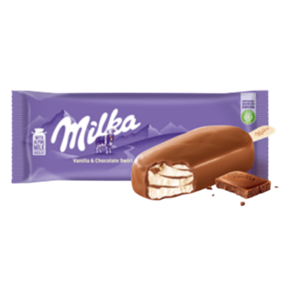 גלידת מילקה שוקולד וניל מיני