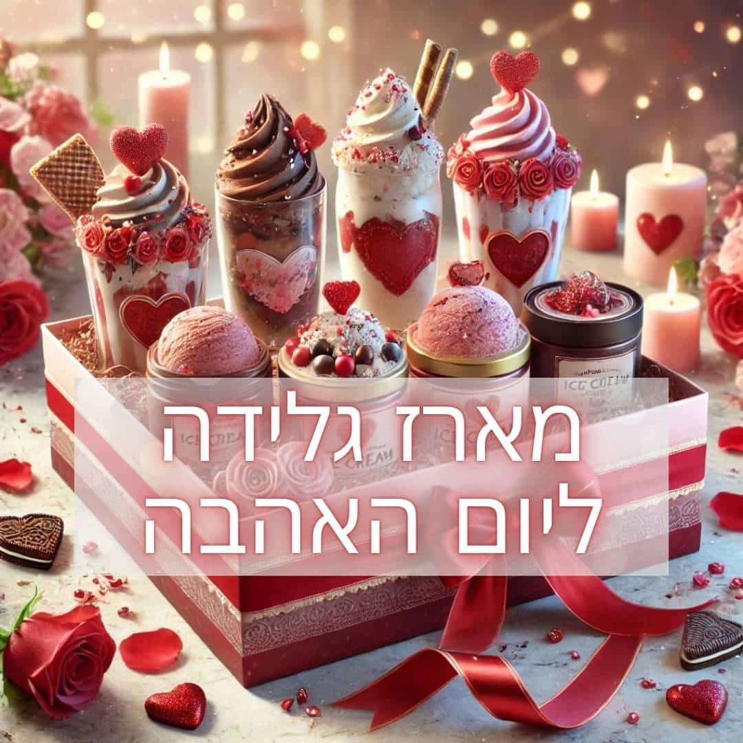 תמונה של מארז גלידה ליום האהבה