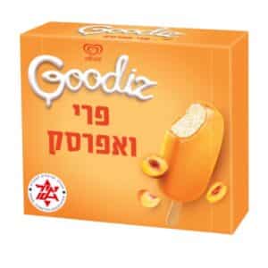 תמונה של גלידה גודיז אפרסק