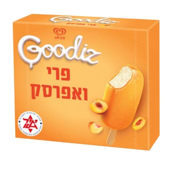 תמונה של גלידה גודיז אפרסק