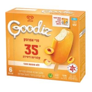 תמונה של גלידת גודיז אפרסק
