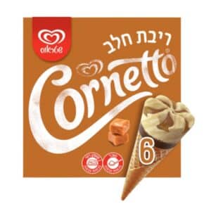 תמונה של גלידת קורנטו ריבת חלב