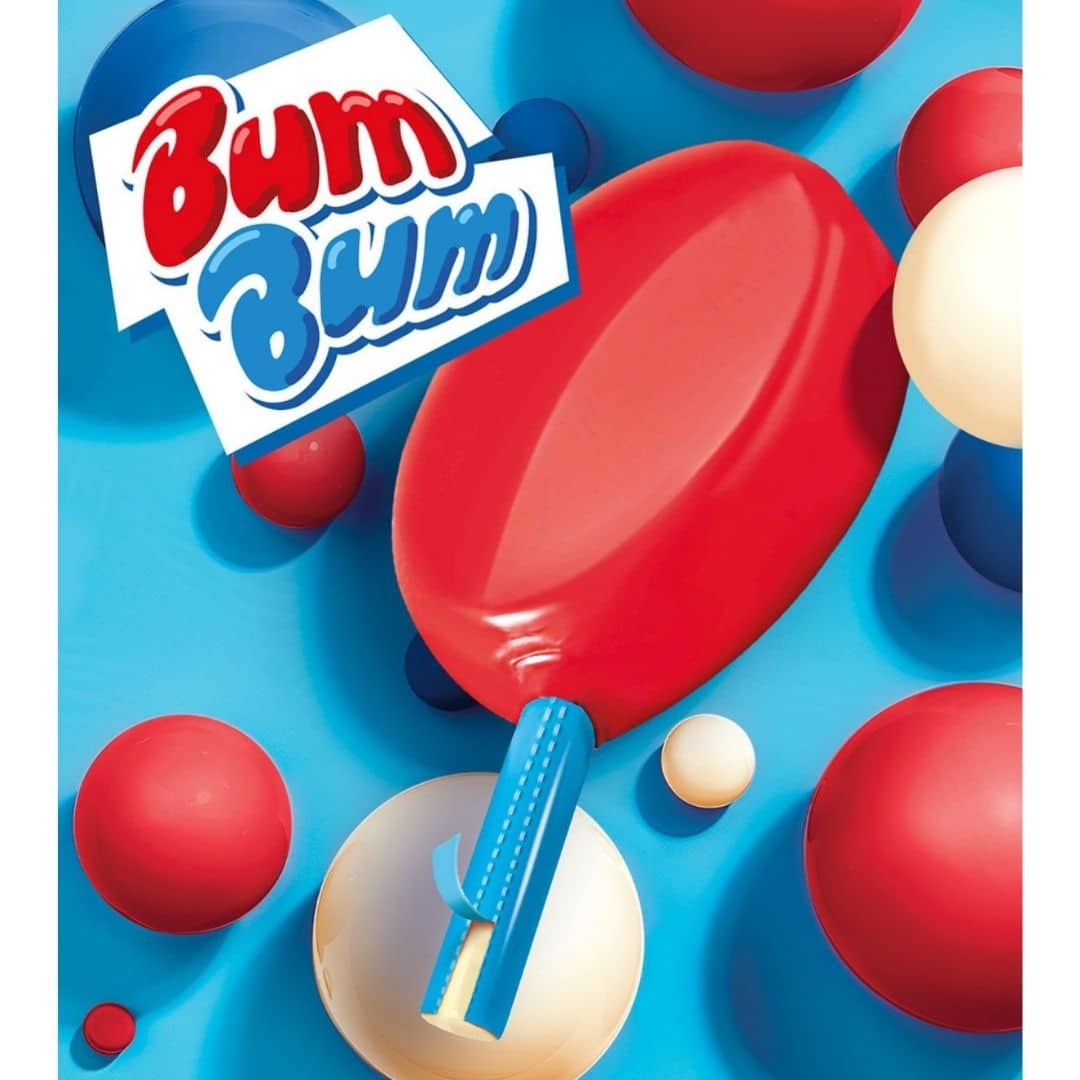 תמונה של גלידה נסטלה תות ומסטיק