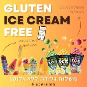 תמונה של משלוח גלידה ללא גלוטן במרכז
