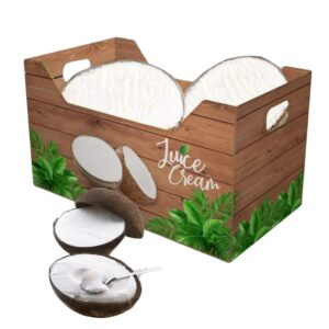 גלידת שמנת בטעם קוקוס