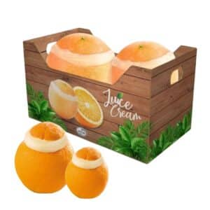 גלידת שמנת בטעם תפוז