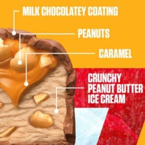 סניקרס גלידה חמאת בוטנים