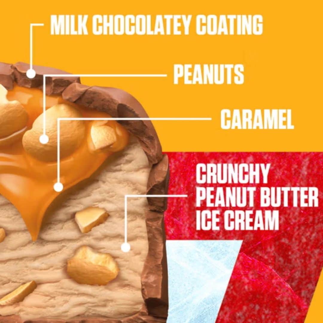 סניקרס גלידה חמאת בוטנים