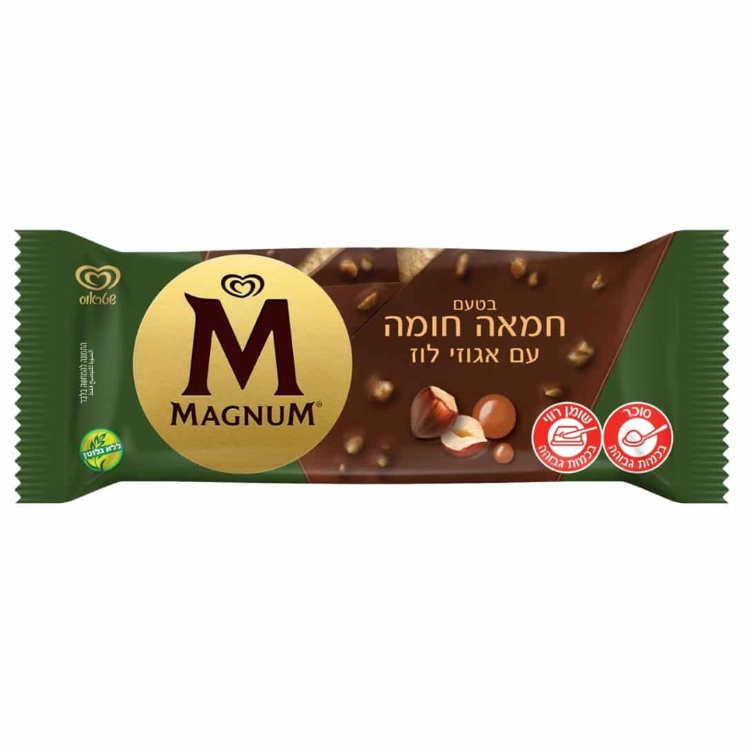 גלידת מגנום חמאה חומה