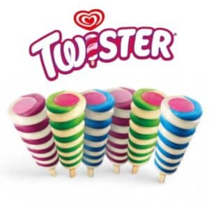 שלגון טוויסטר גלידה בטעמים